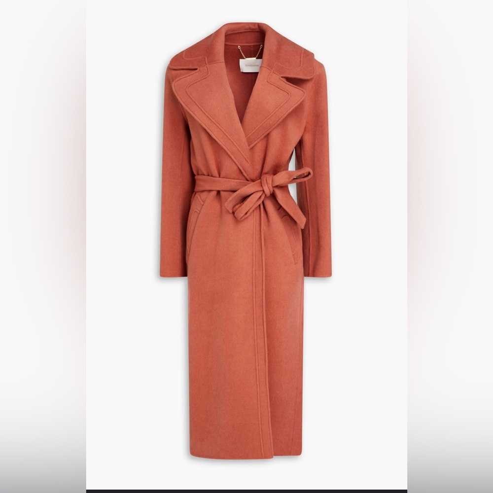 Zimmermann wool-blend felt Coat size 0